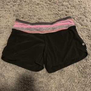 Black lululemon shorts